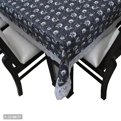 Stylish Black Polyester 3D Printed Table Cloth-thumb3