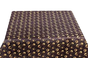 Stylish Brown Polyester 3D Printed Table Cloth-thumb1