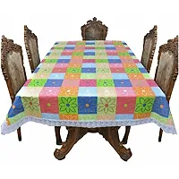 Mopak Decor  Table Cover 3D Medium Size 2 to 4 Seater 40*60 Rangoli Table Cover Printed Table Cover with Lace-thumb3