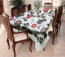 Mopak Decor  Table Cover 3D Medium Size 2 to 4 Seater 40*60 Grey Black Leaf Dot Table Cover Printed Table Cover with Lace-thumb2