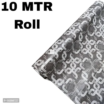 MD 10 Meter Rectangular Long Shelf Liner,Grey Hatkadi, Sheet Roll / Mat for Drawer, shelf roll kitchen mat, Kitchen Roll, Slab Roll, Drawer roll  Antislip Mat, Size - 45 x 1000 cm