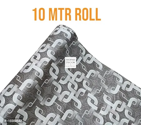 MD 10 Meter Rectangular Long Shelf Liner,Grey Hatkadi, Sheet Roll / Mat for Drawer, shelf roll kitchen mat, Kitchen Roll, Slab Roll, Drawer roll  Antislip Mat, Size - 45 x 1000 cm