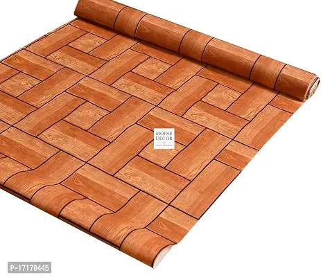 MD 9 Meter Rectangular Long Shelf Liner,Brwn Wooden, Sheet Roll / Mat for Drawer, shelf roll kitchen mat, Kitchen Roll, Slab Roll, Drawer roll  Antislip Mat, Size - 45 x 900 cm-thumb2