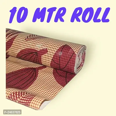 MD 10Meter Rectangular Long Shelf Liner, Sheet Roll / Mat for Drawer, shelf roll kitchen mat, Kitchen Roll, Slab Roll, Drawer roll  Antislip Mat, Size - 45 x 1000 cm-thumb0