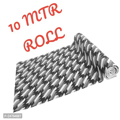 MD 10Meter Rectangular Long Shelf Liner, Sheet Roll / Mat for Drawer, shelf roll kitchen mat, Kitchen Roll, Slab Roll, Drawer roll  Antislip Mat, Size - 45 x 1000 cm-thumb0