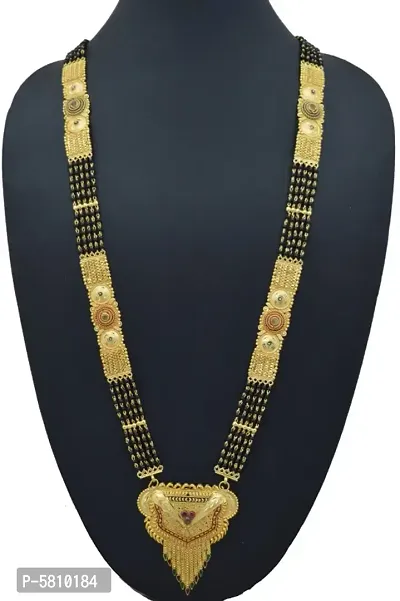 RADHEKRISHNA imitation 5 line chain with golden meenakri pendal mangalsutra of best quality