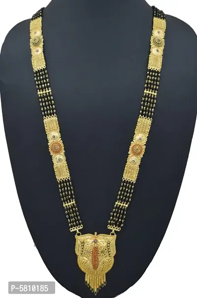 RADHEKRISHNA imitation 5 line chain with golden meenakri pendal mangalsutra of best quality