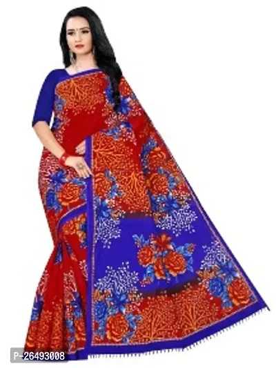 Designer Cotton Saree Without Blouse For Women-thumb0