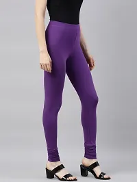 Classic Cotton Solid Leggings for Women-thumb1