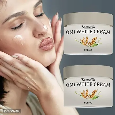 OMI WHITE CREAM 50GR - Advanced Whitening  Brightening Cream, (50 g) Pack of 2