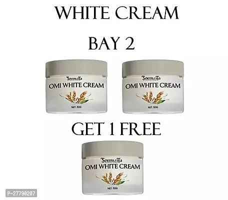 OMI WHITE CREAM 50GR - Advanced Whitening  Brightening Cream, (50 g) Pack of 3