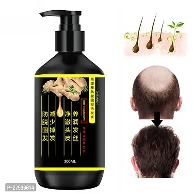 Black Ginger Hair Dye Instant Hair Growth Shampoo / Black Ginger Anti-Dandruff Shampoo For Healthy Scalp  Hair / Daily Use Shampoo / Damage Repairs / Scalp Nourishing Black Ginger Shampoo for Hair Gr-thumb0