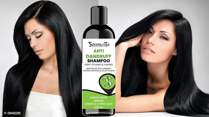 Professional Anti Dandruff Shampoo Enrich With Ginger, Lemon  Curry Leaf - 100ml-thumb3