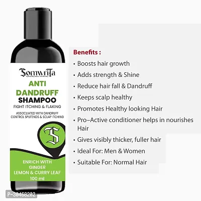 Professional Anti Dandruff Shampoo Enrich With Ginger, Lemon  Curry Leaf - 100ml-thumb4