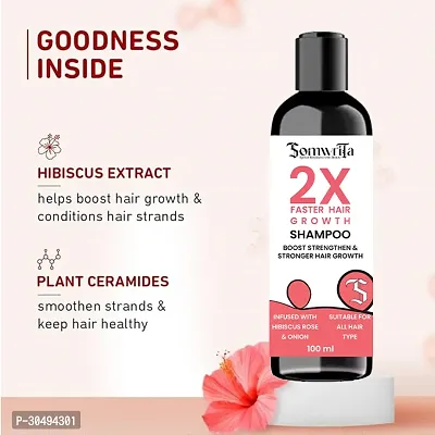 Faster Hair Growth with Hibiscus, Rose, and Onion for Strengthen and Strong Hair- 100ml-thumb4