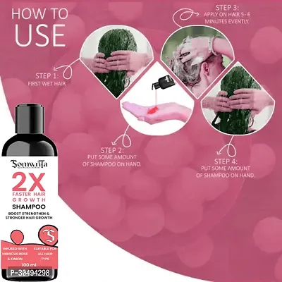 Faster Hair Growth With Hibiscus, Rose, And Onion For Strengthen and strong hair- 100ml-thumb5