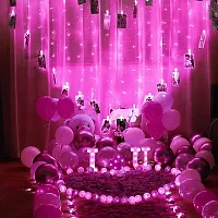 Xenith 52 Feet Long 62 Led Power Pixel Serial String Light, 360 Degree Light In Bulb | Copper Led Pixel String Light For Home Decoration, Diwali, Christmas, Indoor Outdoor Decoration (Pink, Pack Of 3)-thumb4
