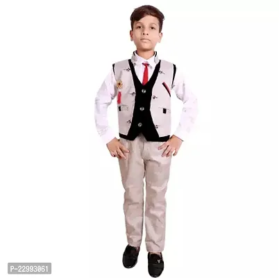 Trendy Beige Boys Clothing Sets Pack Of 1-thumb0