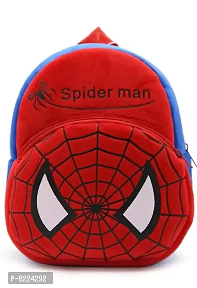 Spiderman  Spiderman Combo School Cartoon Bag, Soft Material Plus Backpack Childrens Gifts Boy/Girl/Baby School Bag For Kids, (Age 2 to 6 Year) School Bag (Pack of 2)-thumb2
