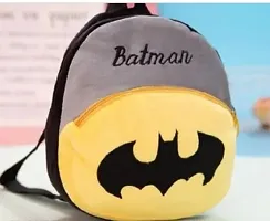 Batman  Batman Combo School Cartoon Bag, Soft Material Plus Backpack Childrens Gifts Boy/Girl/Baby School Bag For Kids, (Age 2 to 6 Year) School Bag (Pack of 2)-thumb2