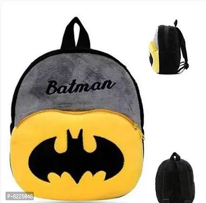 Mickey  Batman Combo School Cartoon Bag, Soft Material Plus Backpack Childrens Gifts Boy/Girl/Baby School Bag For Kids, (Age 2 to 6 Year) School Bag (Pack of 2)-thumb2