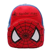 Batman  Spiderman Combo School Cartoon Bag, Soft Material Plus Backpack Childrens Gifts Boy/Girl/Baby School Bag For Kids, (Age 2 to 6 Year) School Bag (Pack of 2)-thumb2