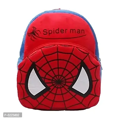 Batman  Spiderman Combo School Cartoon Bag, Soft Material Plus Backpack Childrens Gifts Boy/Girl/Baby School Bag For Kids, (Age 2 to 6 Year) School Bag (Pack of 2)-thumb3