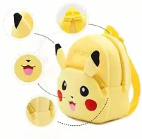 Pikachu  Mickey Combo School Cartoon Bag, Soft Material Plus Backpack Childrens Gifts Boy/Girl/Baby School Bag For Kids, (Age 2 to 6 Year) School Bag (Pack of 2)-thumb3