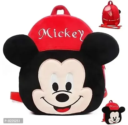 Mickey  Mickey Combo School Cartoon Bag, Soft Material Plus Backpack Childrens Gifts Boy/Girl/Baby School Bag For Kids, (Age 2 to 6 Year) School Bag (Pack of 2)-thumb3