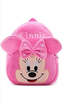 Mickey, Minnie Pink, Konggi Rabbit  Batman Combo School Cartoon Bag, Soft Material Plus Backpack Childrens Gifts Boy/Girl/Baby School Bag For Kids, (Age 2 to 6 Year) School Bag (Pack of 4)-thumb2