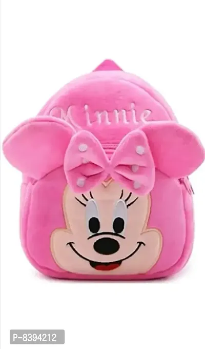 Panda Pink, Panda Blue,  Mickey, Minnie Pink Combo School Carto School Bag (Pack of 4)-thumb2