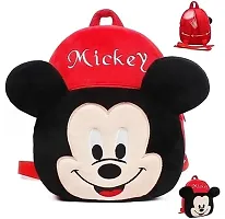Mickey, Batman  Red Minnie Combo School Cartoon Bag, School Bag for Kids, Suitable for Nursery, LKG, UKG  Play School Children (Age 2 to 6 Year) School Bag, (12 L), (Pack of 3)-thumb1