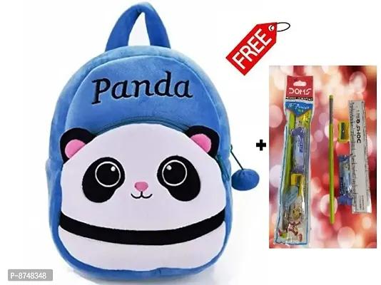 Classy Printed School Bags for Kids with Pencil, Eraser, Sharpener and Scale