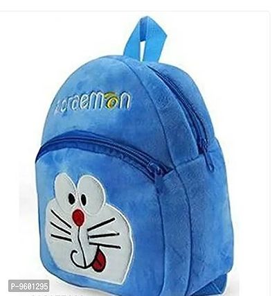 2Pcs Attractive Bag Cute Cat And Doraemon Bag Soft Material School Bag For Kids Plush Backpack Cartoon Toy | Childrens Gifts Boy/Girl/Baby/ Decor School Bag For Kids(Age 2 to 6 Year) and Suitable For-thumb2
