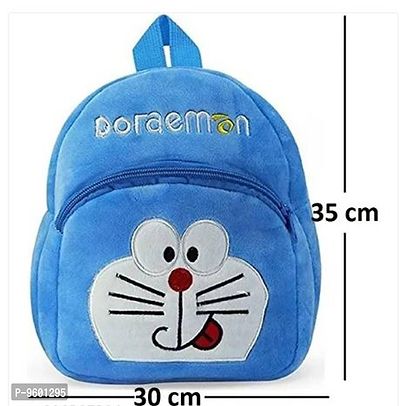 2Pcs Attractive Bag Cute Cat And Doraemon Bag Soft Material School Bag For Kids Plush Backpack Cartoon Toy | Childrens Gifts Boy/Girl/Baby/ Decor School Bag For Kids(Age 2 to 6 Year) and Suitable For-thumb3
