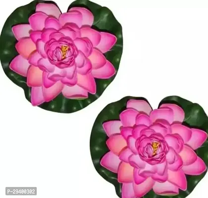 Artificial Flowers Water Lilies  Set of 2-thumb0