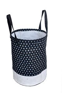 SH NASIMA MANUFACTURER 45 L STAR, Black Laundry Basket  (Non Woven) PCAK OF 01-thumb1