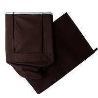 SH NASIMA Foldable Non Woven Shirt Stacker Wardrobe Organizer With Side Handle (Pack of 3 Brown)-thumb1