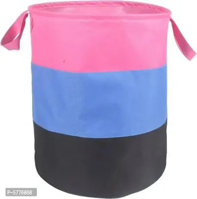 LAUNDRY BAG FOR CLOTHES Pack OF 1 (PINK R BLUE BLACK 45 Liter)