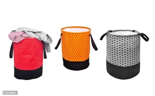 Laundry Bag 45 L Durable and Collapsible for Dirty Clothes PACK OF 3