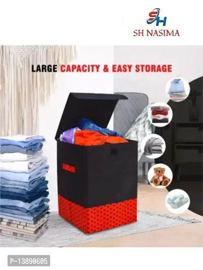 Laundry Basket Red Star Pack of 1-thumb2