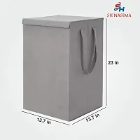 Laundry basket Grey pack of 2-thumb1