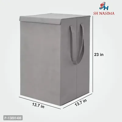 Laundry basket Grey pack of 2-thumb2