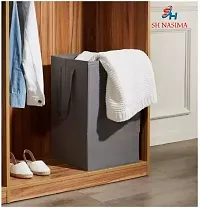 Laundry basket Grey pack of 2-thumb2