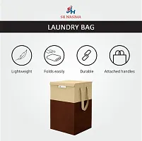 Laundry Basket combo  Beige color pack of 2-thumb4