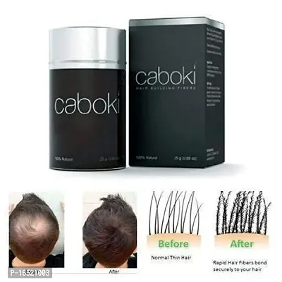 Caboki Hair Building Fiber 25g Black, Imported quality, Thick natural hair-thumb3