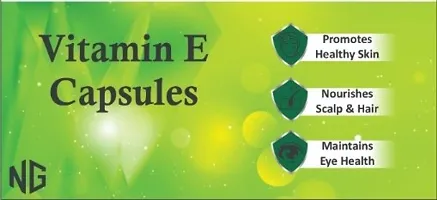 NG Vitamin E Capsule for Glowing Face, Skin and Hair Nutrition ( 30 Capsules)-thumb2