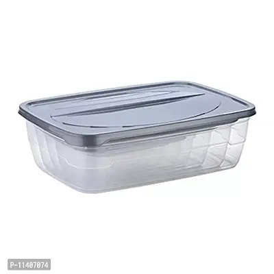 Sukhrup 6Pcs Plastic Food containers for Kitchen Storage Set Rectangular, Fridge Storage Boxes with Air Tight Lid, Kitchen Accessories for Storage Organizer, Boxes for Storage Upto 3500ml, Set of 6, Multicolor-thumb5