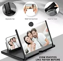 HD Screen Magnifier, SM-01 3D Smart Mobile Phone Movies Amplifier, Portable Phone Projector for All Smartphones-thumb3