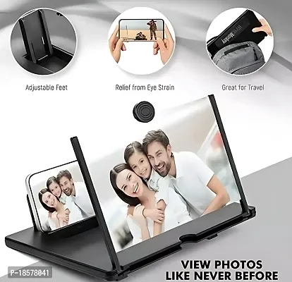 HD Screen Magnifier, SM-01 3D Smart Mobile Phone Movies Amplifier, Portable Phone Projector for All Smartphones-thumb4